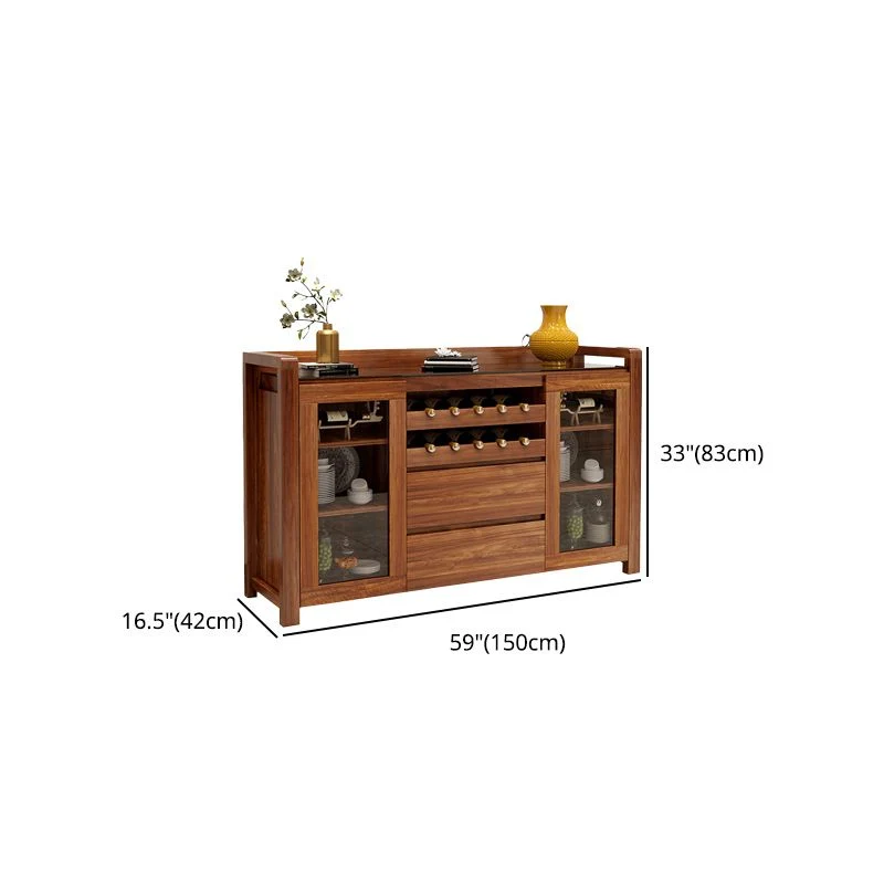 Modern Sideboard Taupe Solid Wood Dining Sideboard Doors Living Room Https