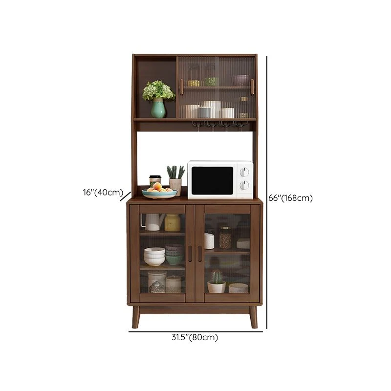Modern Style Buffet Sideboard Eenkleurig Wood Sideboard Cabinets 31l