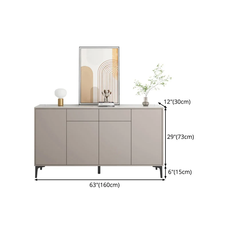 Modern Style Stone Top Sideboard Table Grijs Sideboard Kitchen Https