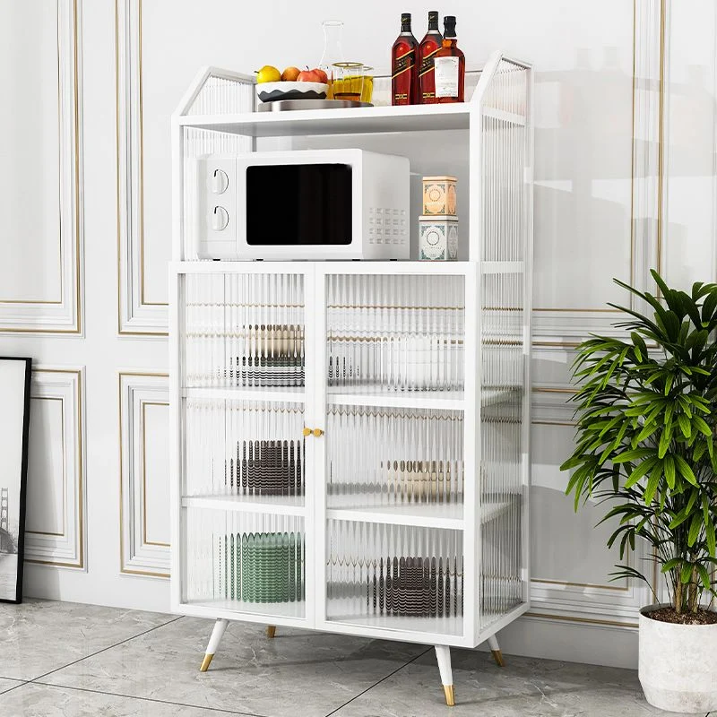 Premium 2-Door Sideboard Glam Style Sideboard Cabinet Living Room and Kitchen 24l