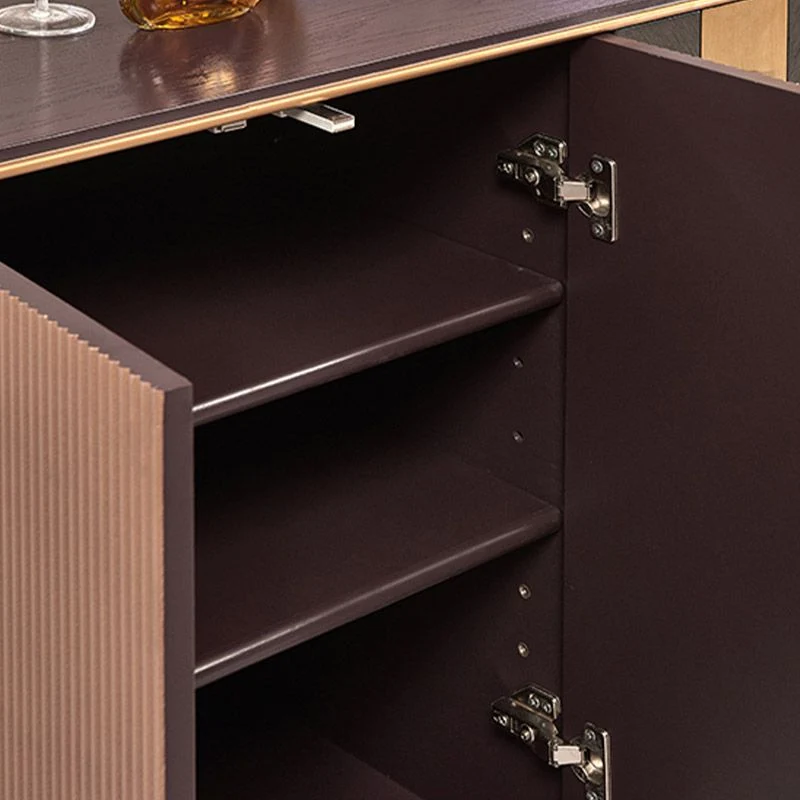 Premium Actueel Sideboard Table Wood Sideboard Cabinet - 59.01"L x 15.75"W x 35.43"H White