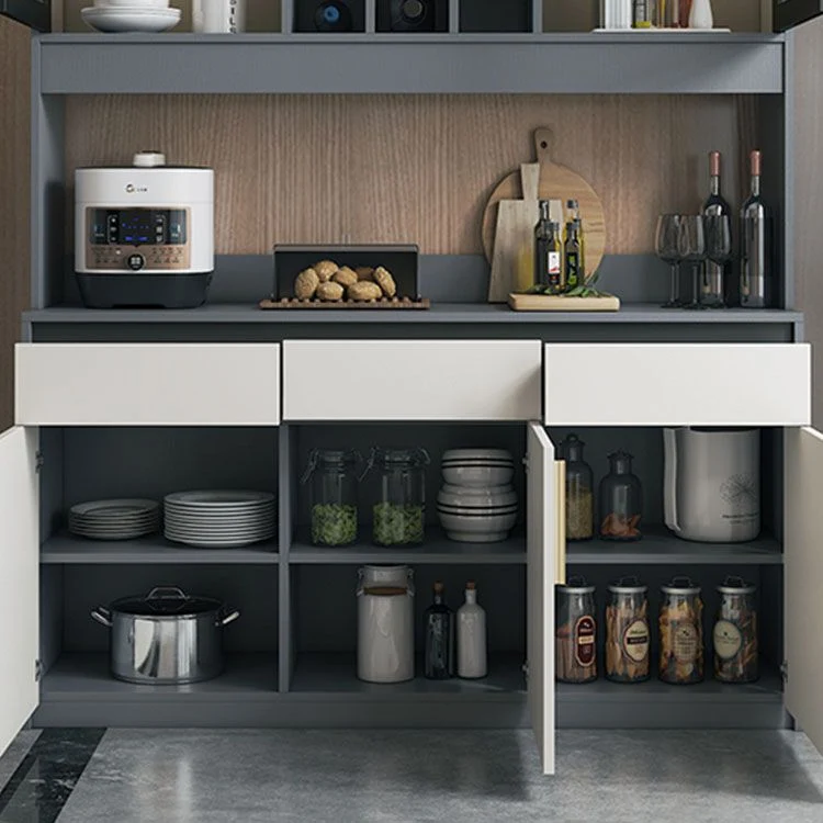 Premium Contemporary Sideboard Engineered Wood Sideboard Door and Drawer Kitchen 39l