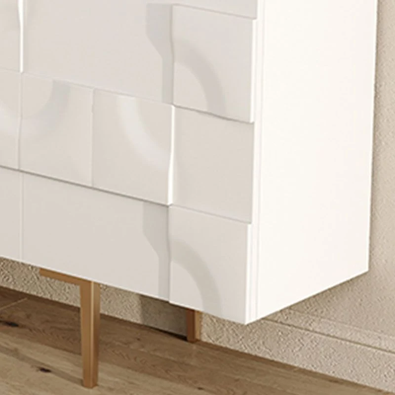Premium Glam Buffet Table Engineered Wood Sideboard Table Doors Dining Room 55l
