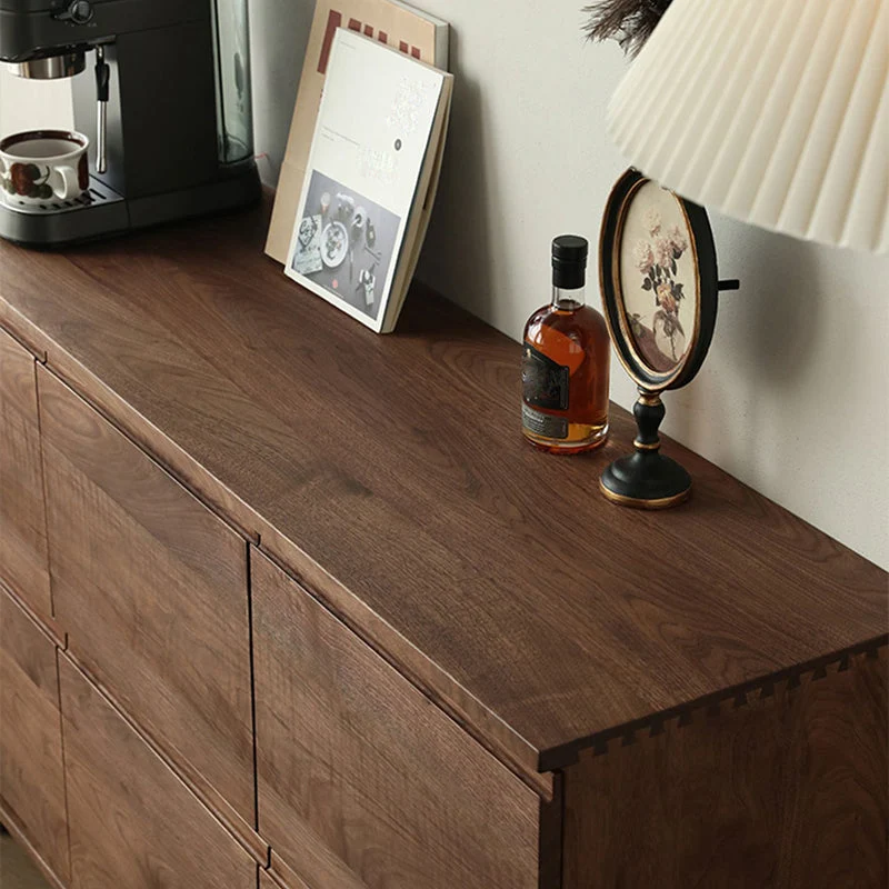 Premium Glam Buffet Table Massief Wood Sideboard Table Doors Dining Room 22l