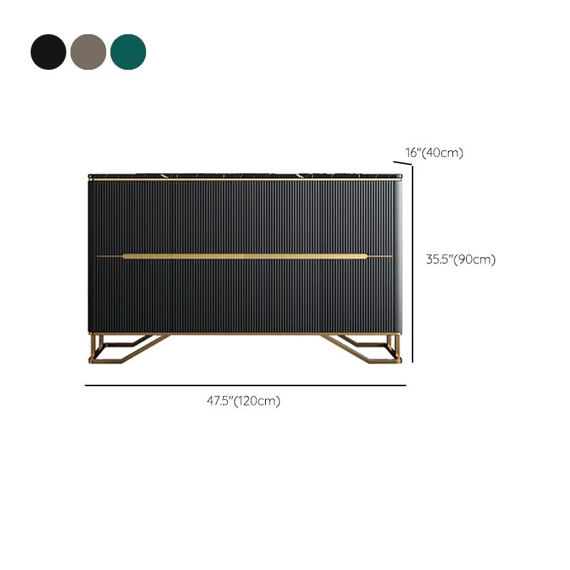 Premium Glam Cabinets Dining Buffet 4-Door Buffet Sideboard Living Room 47l