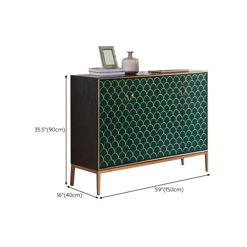 Premium Modern Style Buffet Table Massief Wood Side Board Cabinets 35l