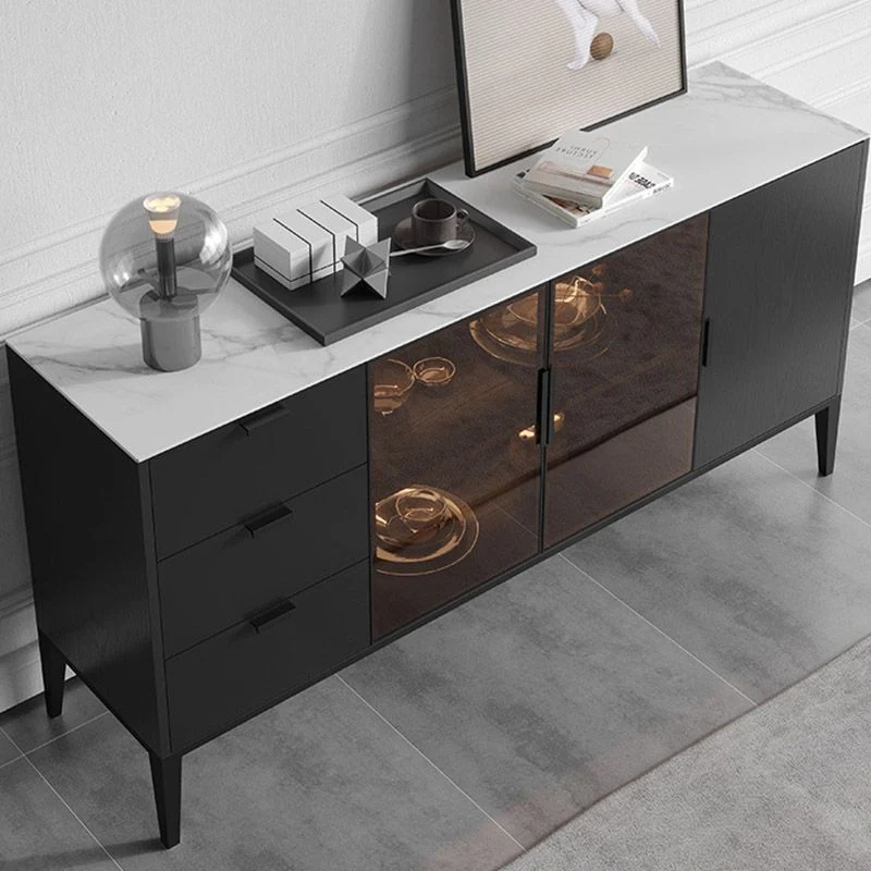 Ravenzwart Dining Server Drawers Contemporary Sideboard Cabinet 47l