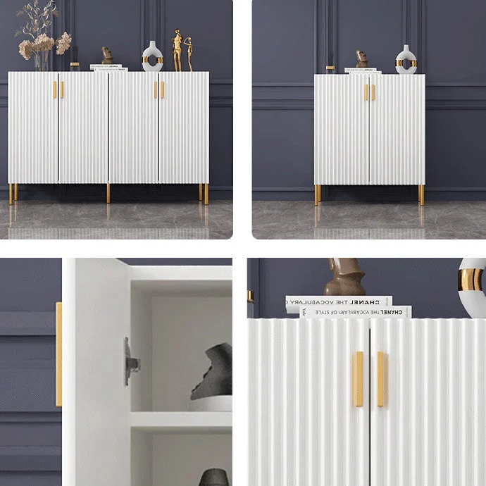 Rond Glam Sideboard Artificial Wood Door Living Room and Kitchen 23