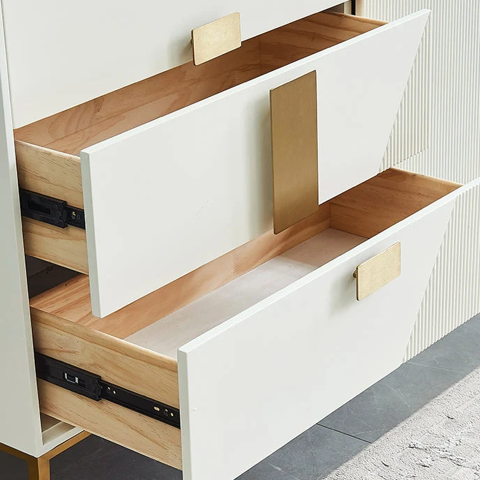 Rond Glam Style Sideboard Engineered Wood Dining Sideboard Living Room 39l