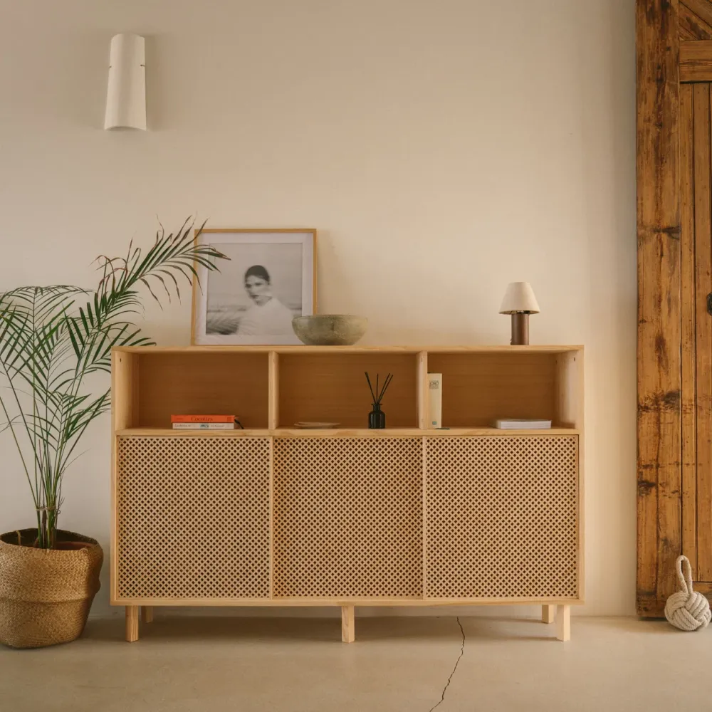 Sideboard Mundina dennen 3 doors 180 cm