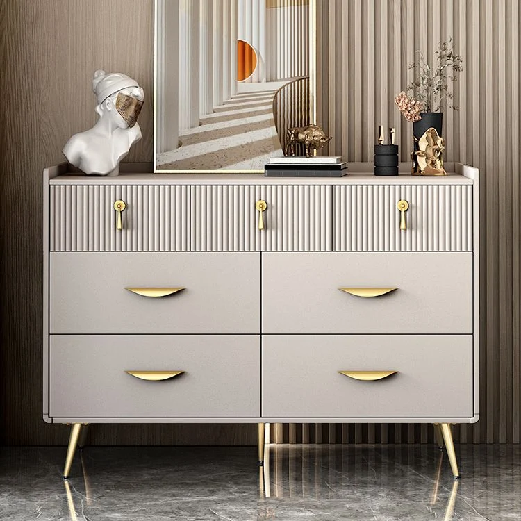 Simple Engineered Wood Sideboard Strak Buffet Drawer Dining Room 31l