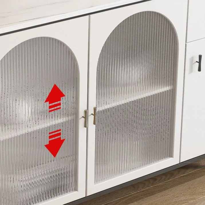 Sintered Stone Sideboard Cabinet Verfijnd Style Storage Sideboard 43l