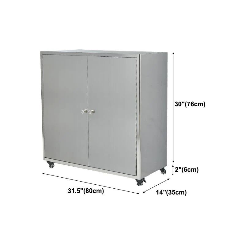 Stainless Steel Sideboard Cabinet Hedendaags Server Cabinet Storage kitchen Https
