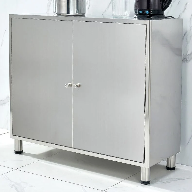 Stainless Steel Sideboard Cabinet Hedendaags Server Cabinet Storage kitchen Https