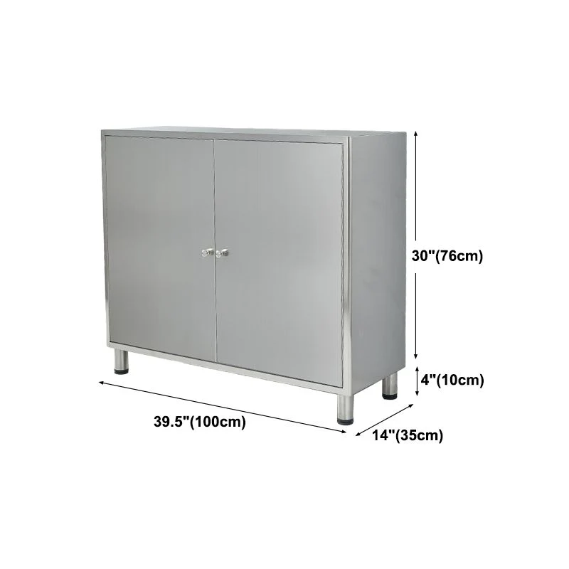 Stainless Steel Sideboard Cabinet Hedendaags Server Cabinet Storage kitchen Https