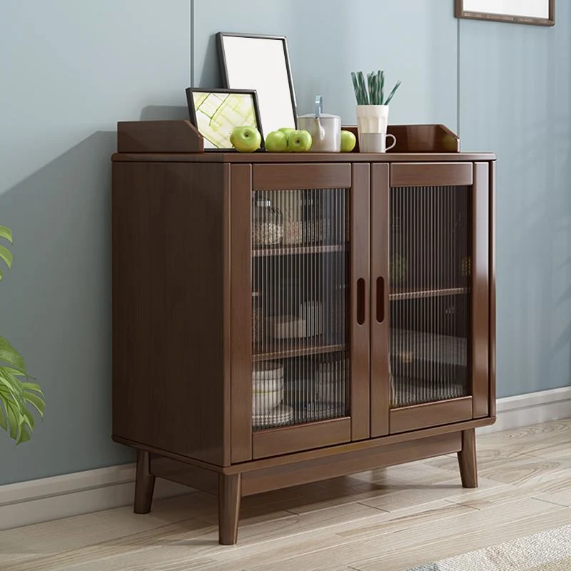 Stevig Wood Buffet Table Modern Side Board Cabinets and Drawers met Blad Keramiek 31l