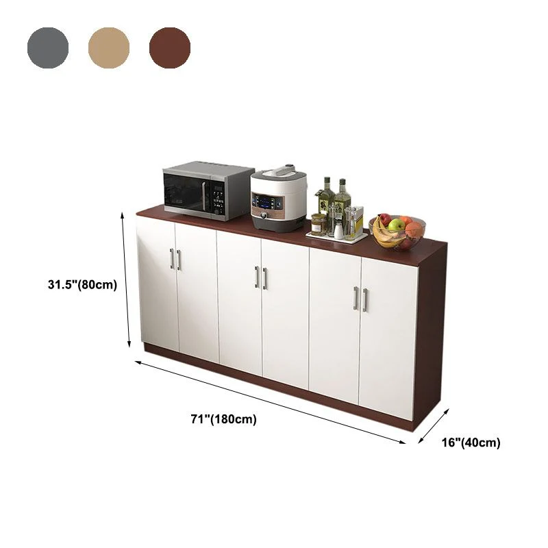 Stijlvol Modern Engineered Wood Door Sideboard Contemporary Side Board Dining Room 31l