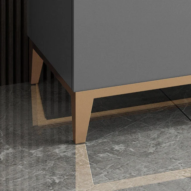 Stijlvol Modern Glam Buffet Stand Drawers Wood and Stone Buffet Sideboard 47l