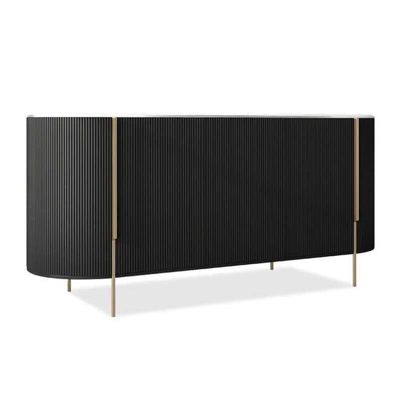 Stone Buffet Table Glam Style Buffet Sideboard Cabinet Drawers and Cabinets Gemakkelijk Schoon te Maken 47l