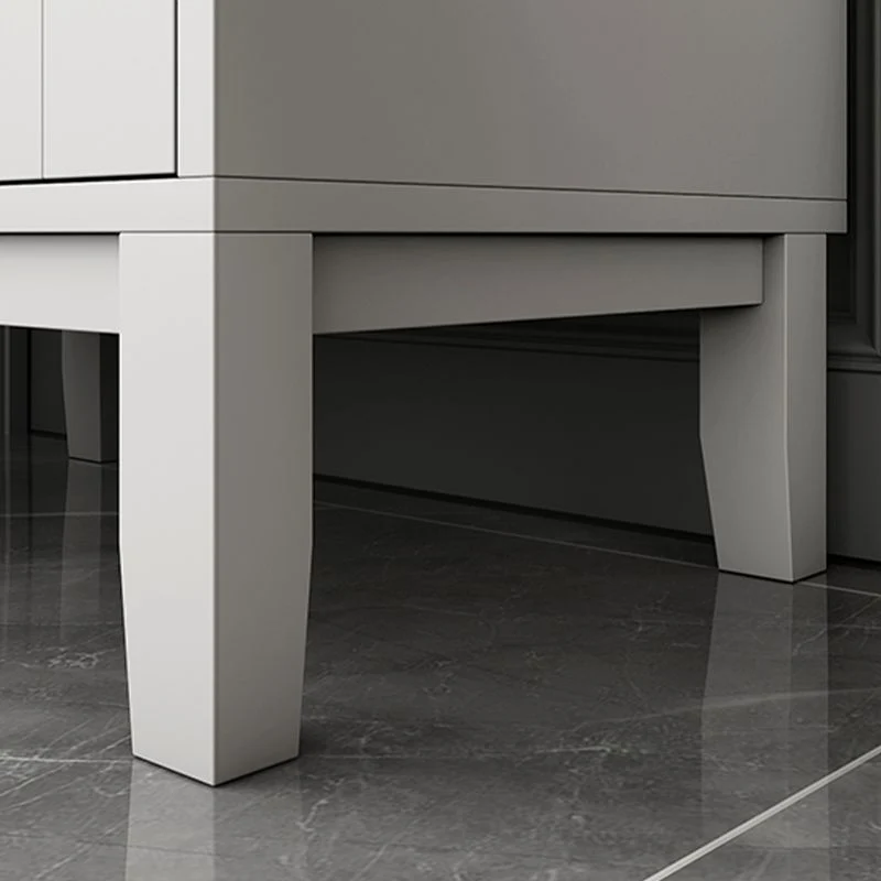 Strak Glass Doors Server Cabinets Buffet Sideboard LED Lights voor Kleine Ruimtes 20l