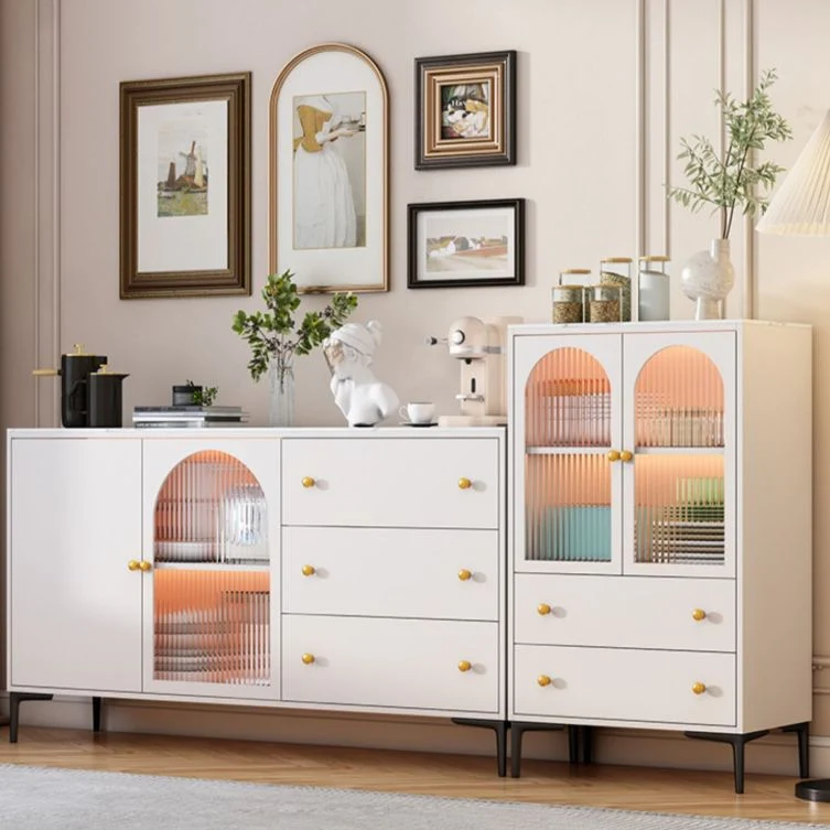 Strak Sideboard Cabinet Faux Wood Sideboard Table Doors Dining Room 24l