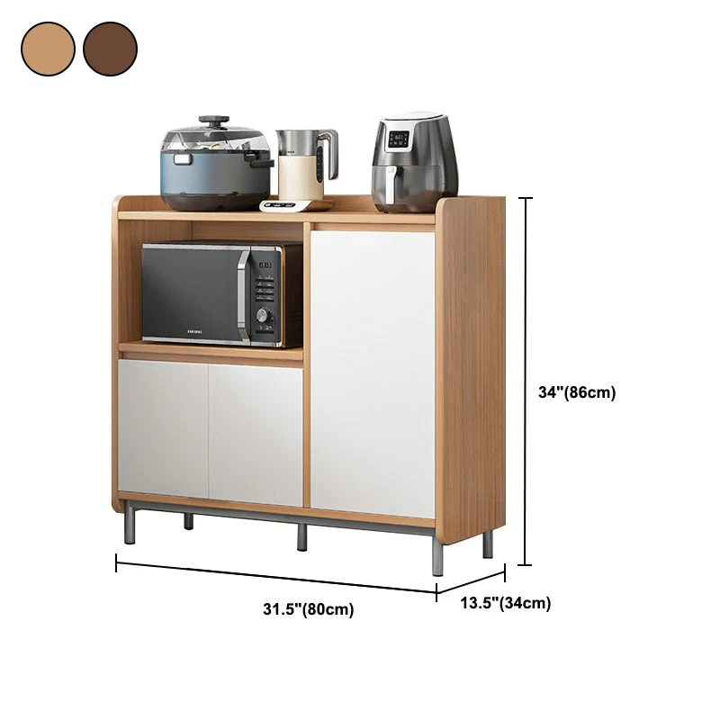 Strak Style Side Board Wood Sideboard Door Kitchen met Blad Keramiek 20l