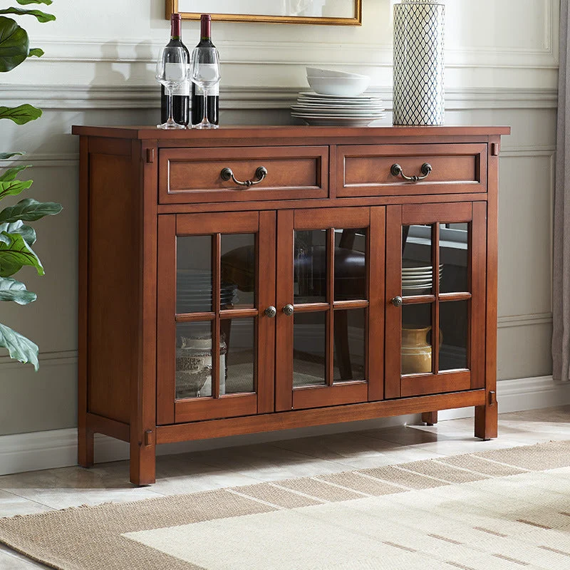 Strak Wood Sideboard Buffet 2 Drawers Cabinets Buffet Sideboard 48l