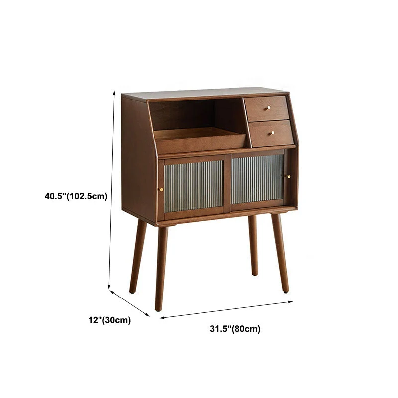 Uitbreidbaar Contemporary Style Side Board Wood Sideboard Dining Room 28l