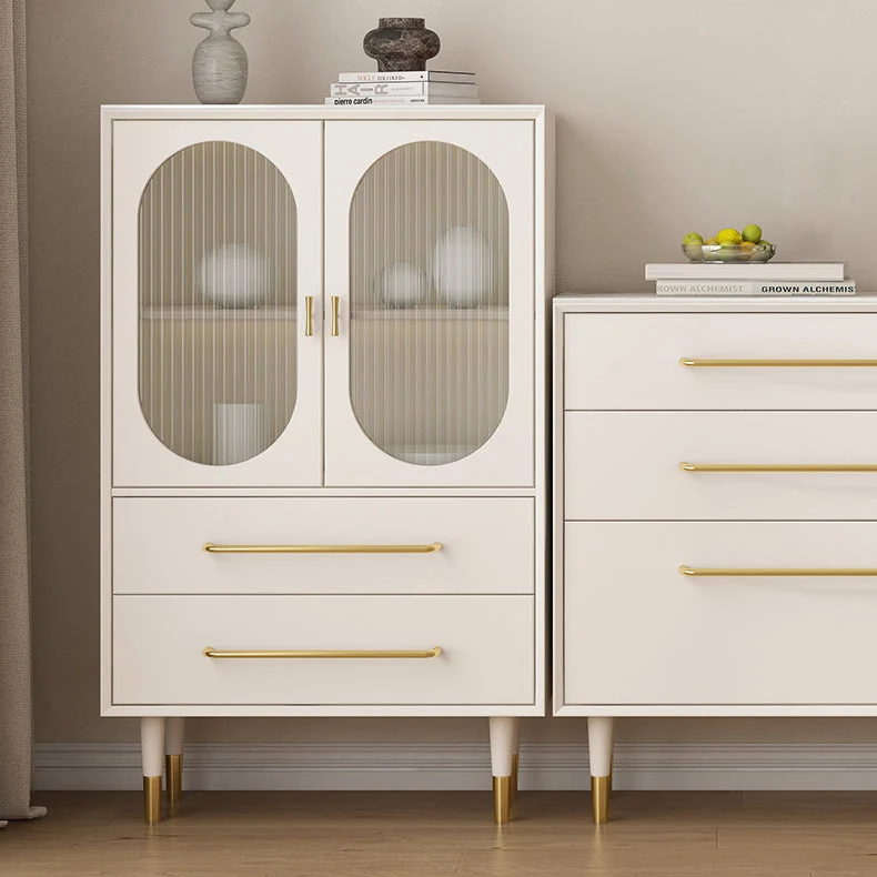 Uitbreidbaar Glam Buffet Table Stone Sideboard Table Doors Kitchen 28l