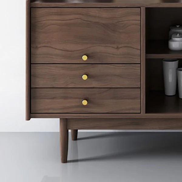 Uitbreidbaar Ongewikkeld Style Sideboard Wood Cupboard Drawer and Door Living Room 47l
