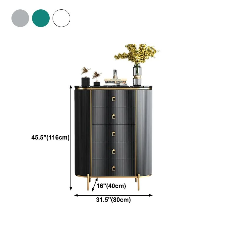 Uitbreidbaar Wood Dining Room Sideboard Cabinet Glam Buffet Server Cabinet Drawers Dark