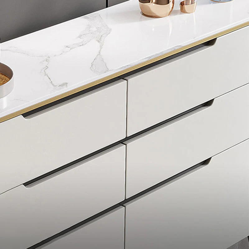 Uitschuifbaar Contemporary Sideboard Buffet Stone Sideboard Table Drawers Kitchen 47l