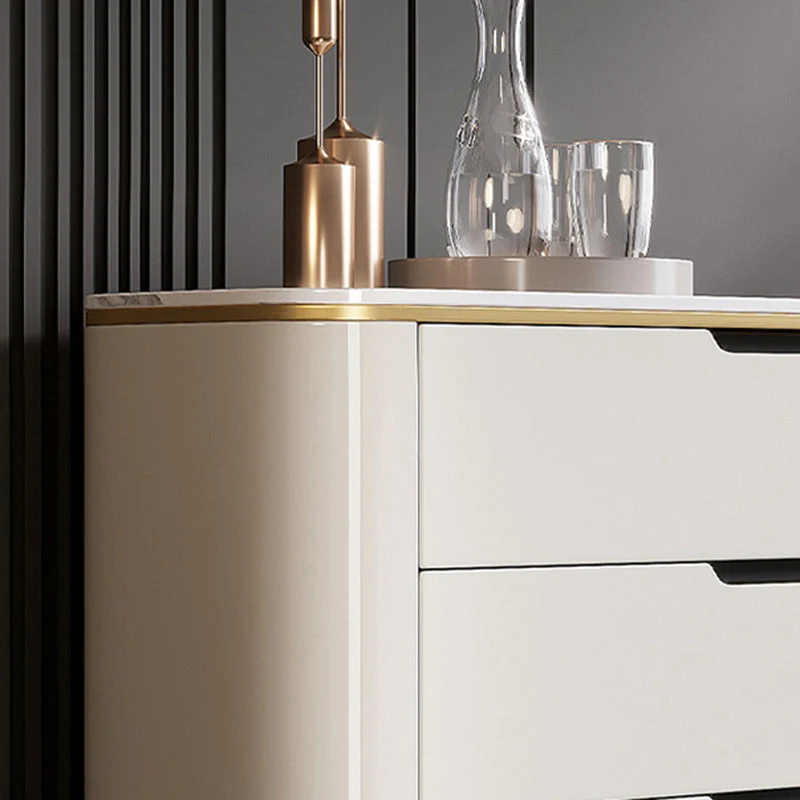 Uitschuifbaar Contemporary Sideboard Buffet Stone Sideboard Table Drawers Kitchen 47l