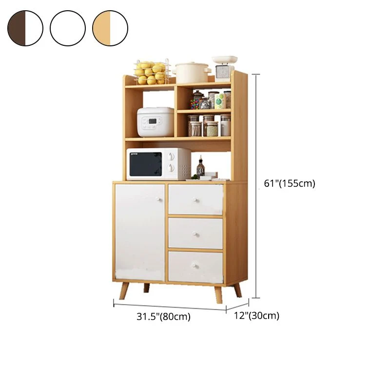 Uitschuifbaar Contemporary Sideboard Engineered Wood Sideboard Drawers and Storage 31l