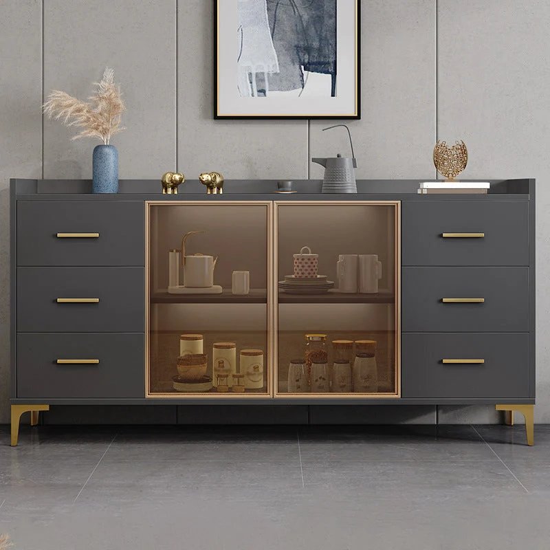 Uitschuifbaar Contemporary Sideboard Wood Drawers Cabinets Included Kitchen Cabinets 31l