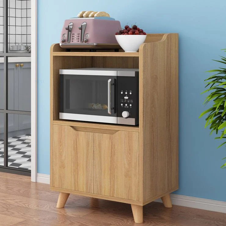 Uitschuifbaar Contemporary Sideboard Wood Open Storage Dining Room Cabinets 19