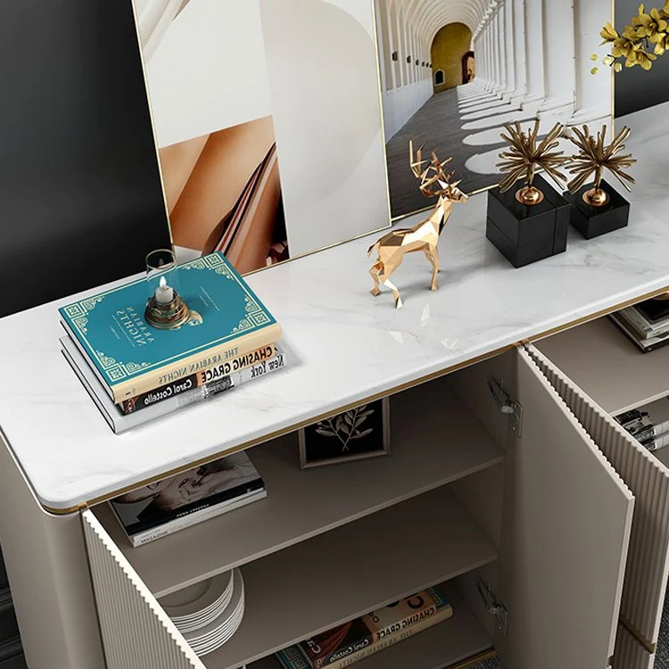 Uitschuifbaar Glam Cabinets Dining Buffet 4-Door Buffet Sideboard Living Room 47l