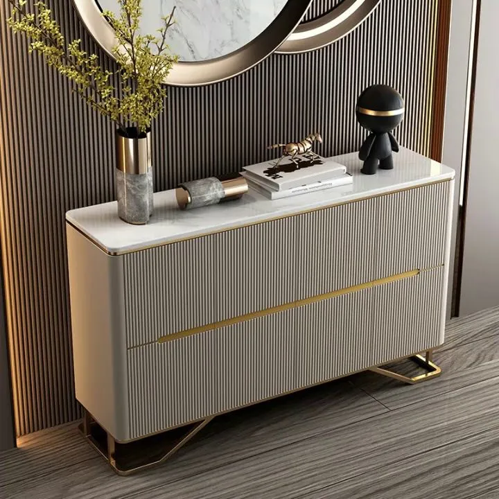 Uitschuifbaar Glam Cabinets Dining Buffet 4-Door Buffet Sideboard Living Room 47l
