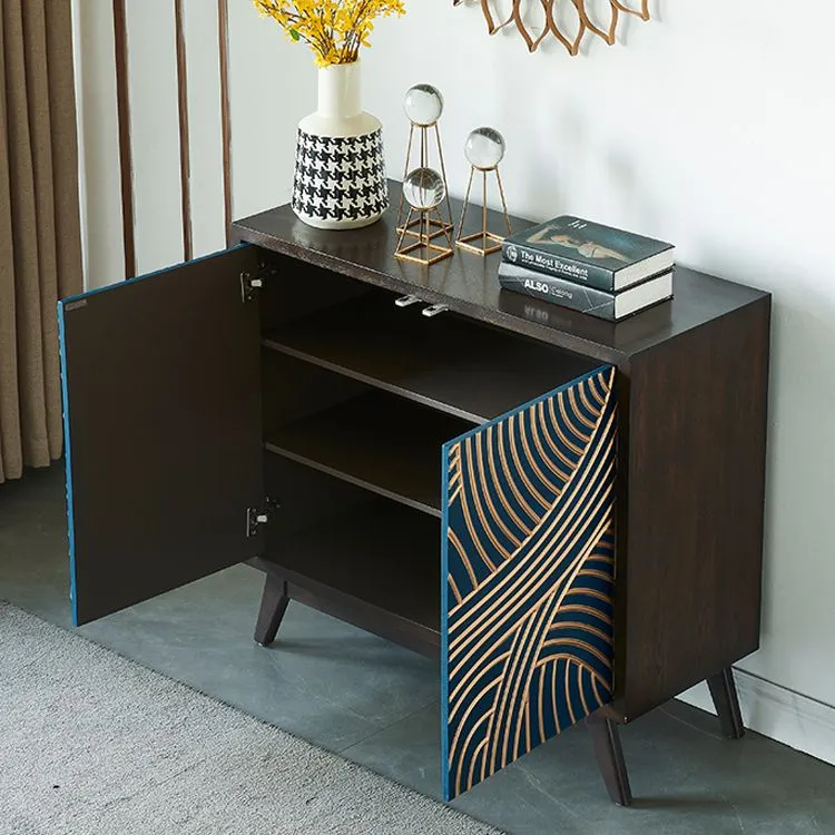 Uni Wood Sideboard Table Contemporary Sideboard Cabinet Kitchen 31l