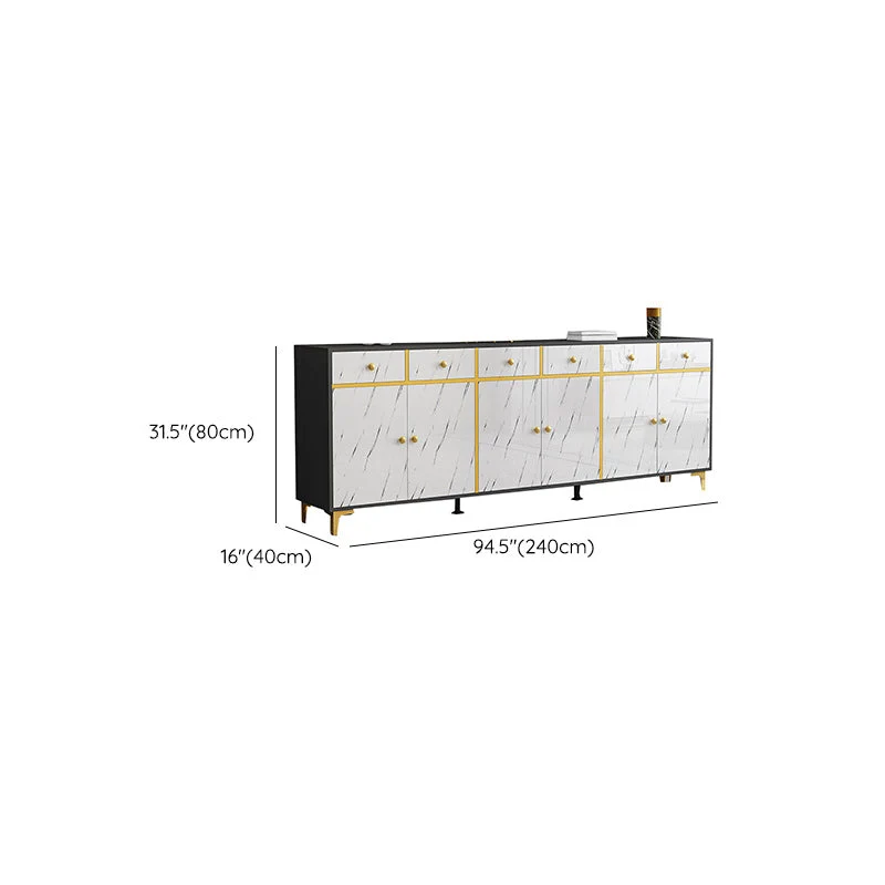 Wood Side Board Actueel Style Sideboard Drawers and Cabinets 24l