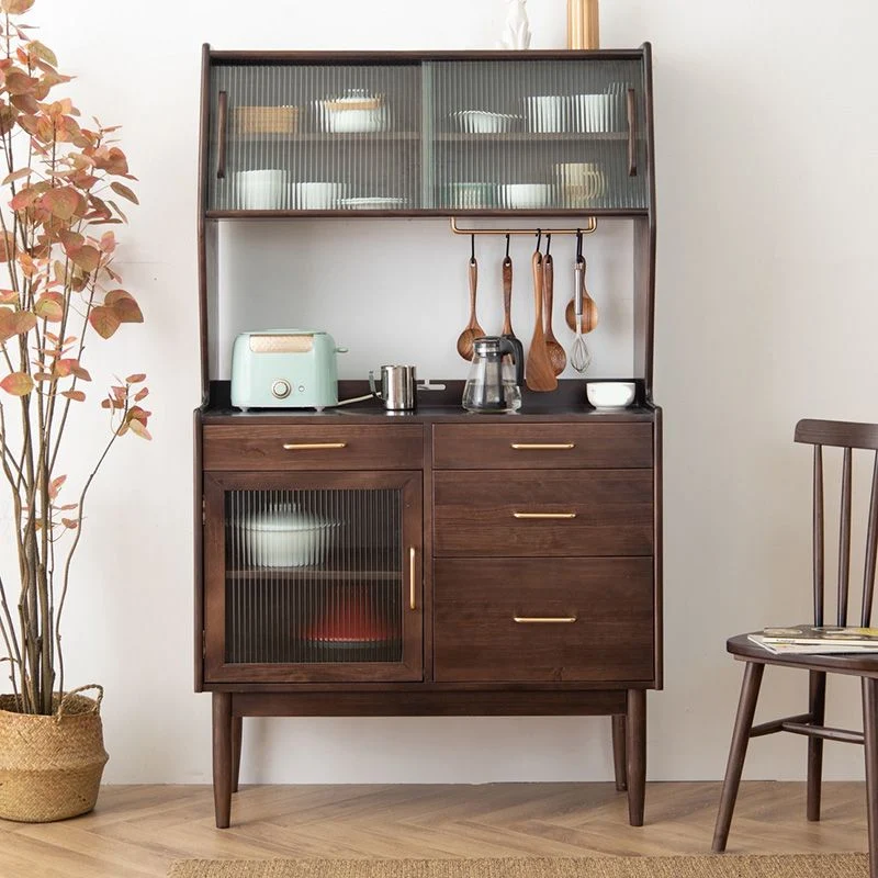 Wooden Side Board Cabinets Contemporain Minimalist Living Room Buffet Sideboard | Snelle Levering 33l