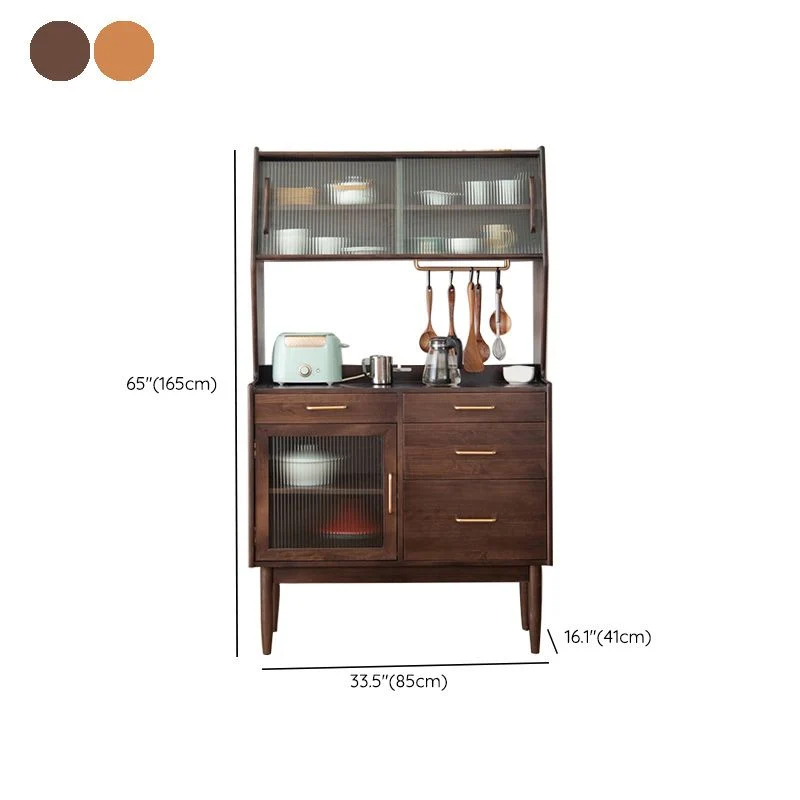 Wooden Side Board Cabinets Contemporain Minimalist Living Room Buffet Sideboard | Snelle Levering 33l