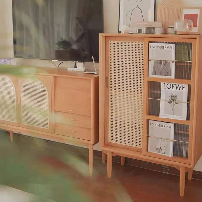Wooden Sideboard Eigentijds Minimalist Home Buffet Drawers and Cabinets 51l