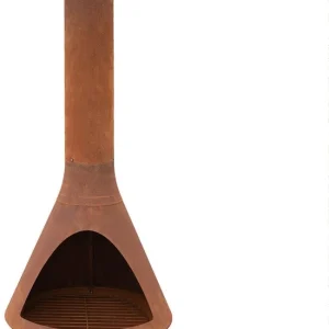 Westmann Stalen Terrashaard - Tuinhaard 160 cm - Cortenstaal
