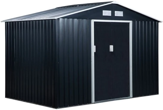 4goodz Tuinhuis Gereedschapsschuur met Vloerconstructie - 277x195x192 cm