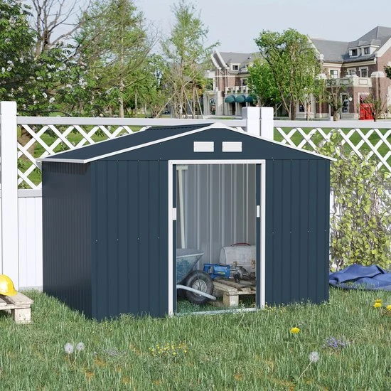 4goodz Tuinhuis Gereedschapsschuur met Vloerconstructie - 277x195x192 cm
