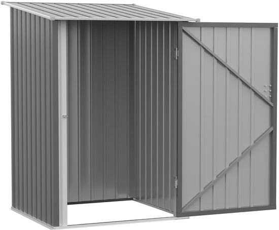 Gereedschapsschuur Metaal - 100x103x160 cm - Grijs
