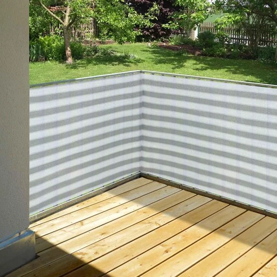 Hanse® Duurzaam Balkonscherm - Kleur - Balkondoek - 500x90cm