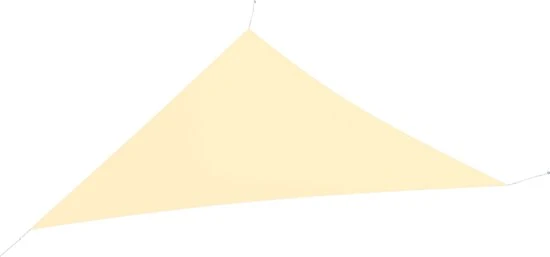 HanSe® Schaduwdoek Driehoek 90° Waterafstotend 3x4x5 m Zonnedoek