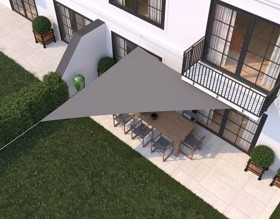 HanSe® Schaduwdoek Driehoek Waterdoorlatend m - zonnedoek